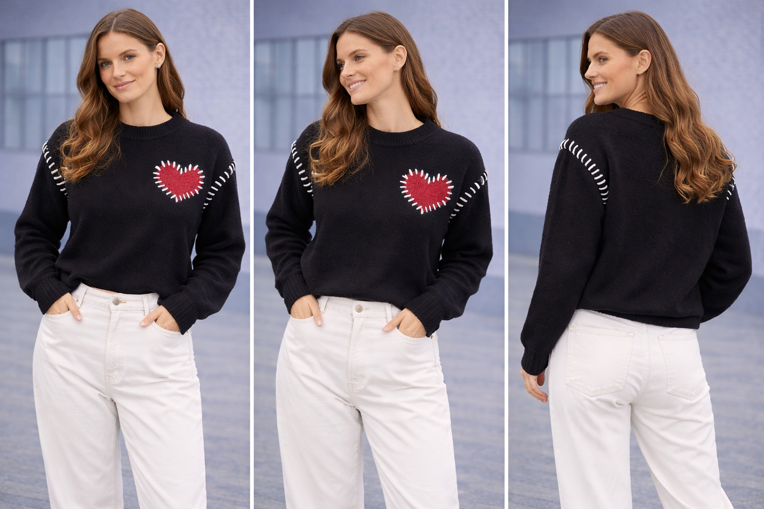 Camisola Coração Costurado