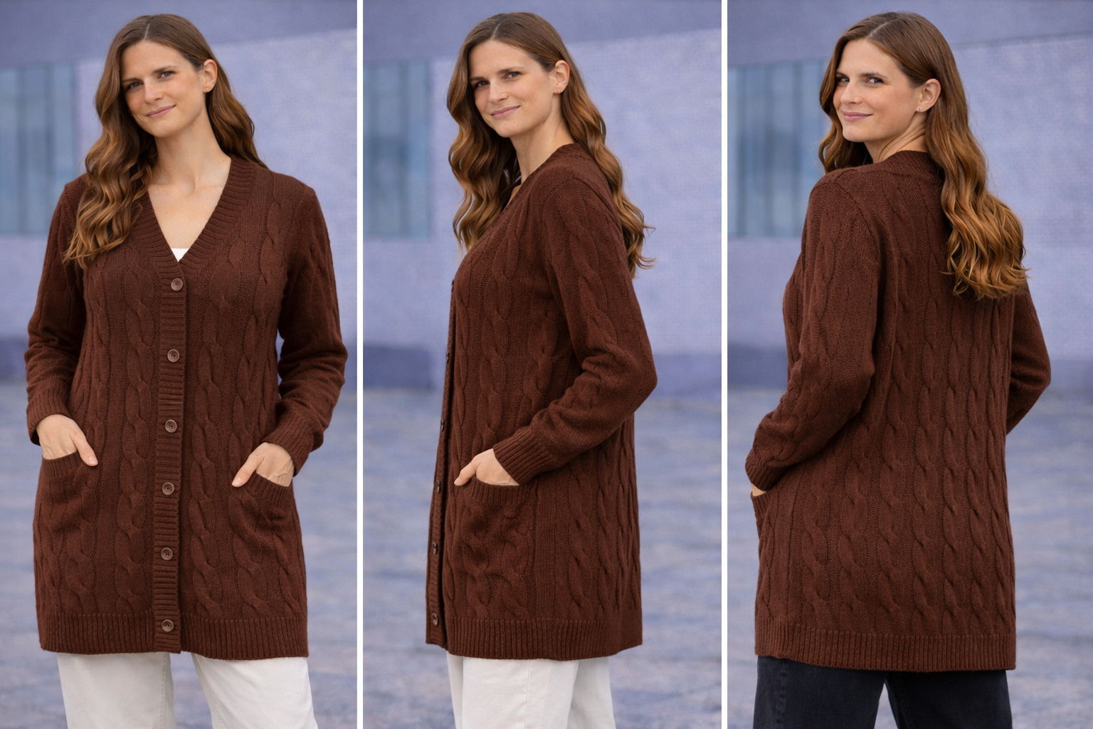 Casaco Tricot Elegance