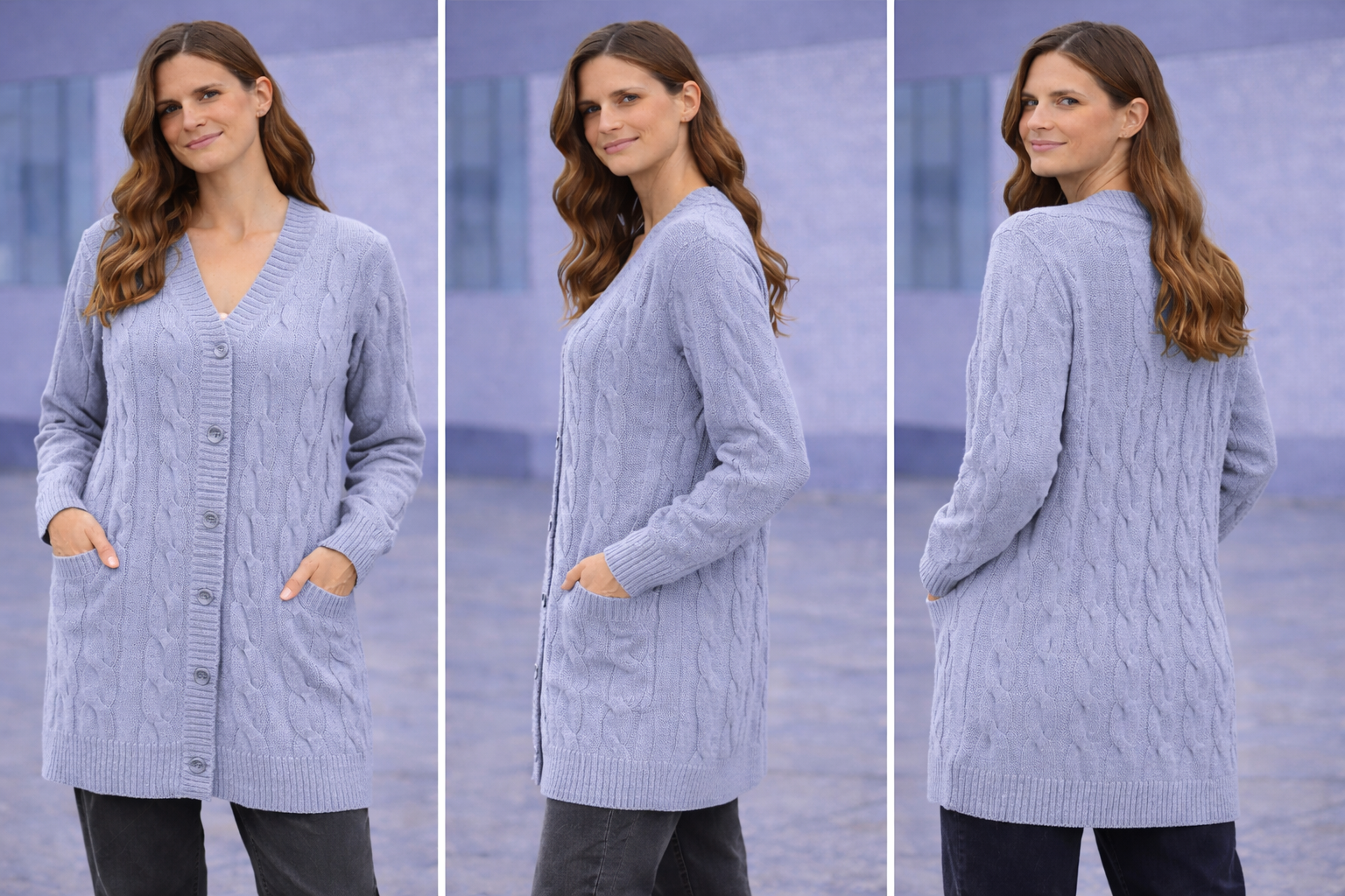 Casaco Tricot Elegance