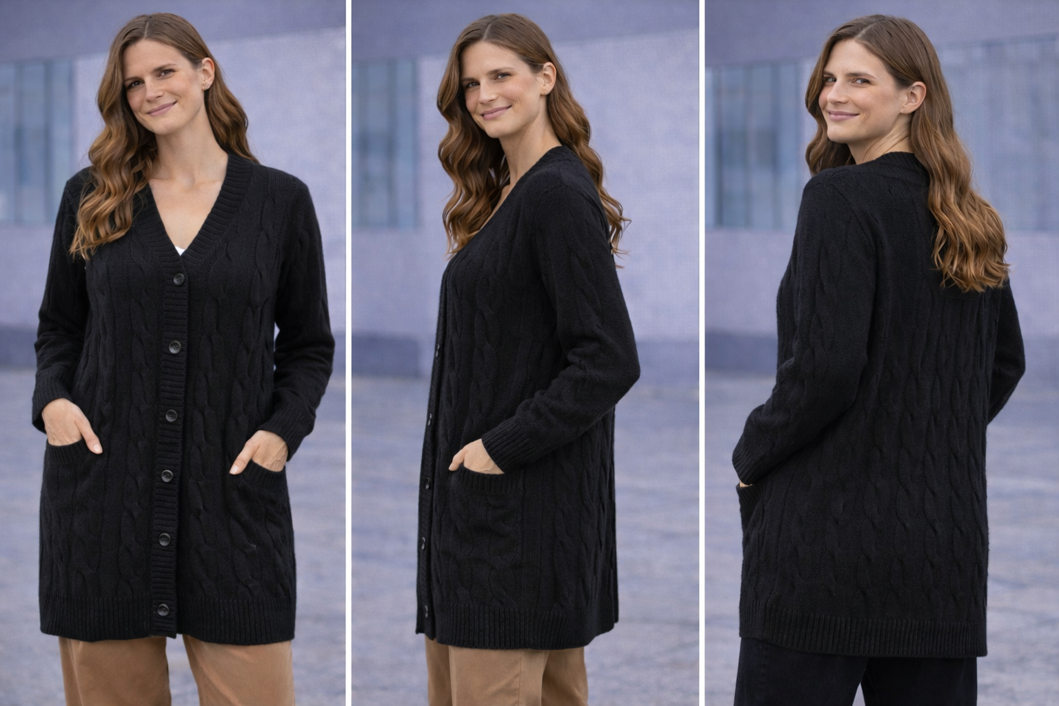 Casaco Tricot Elegance