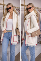 Casaco Soft Elegance com Cachecol Coordenado