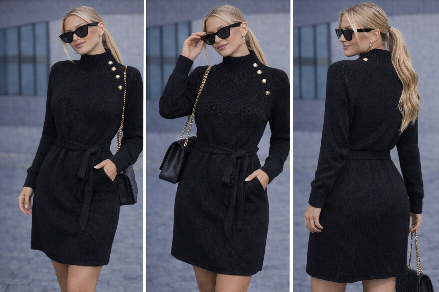 Vestido Knit Elegance