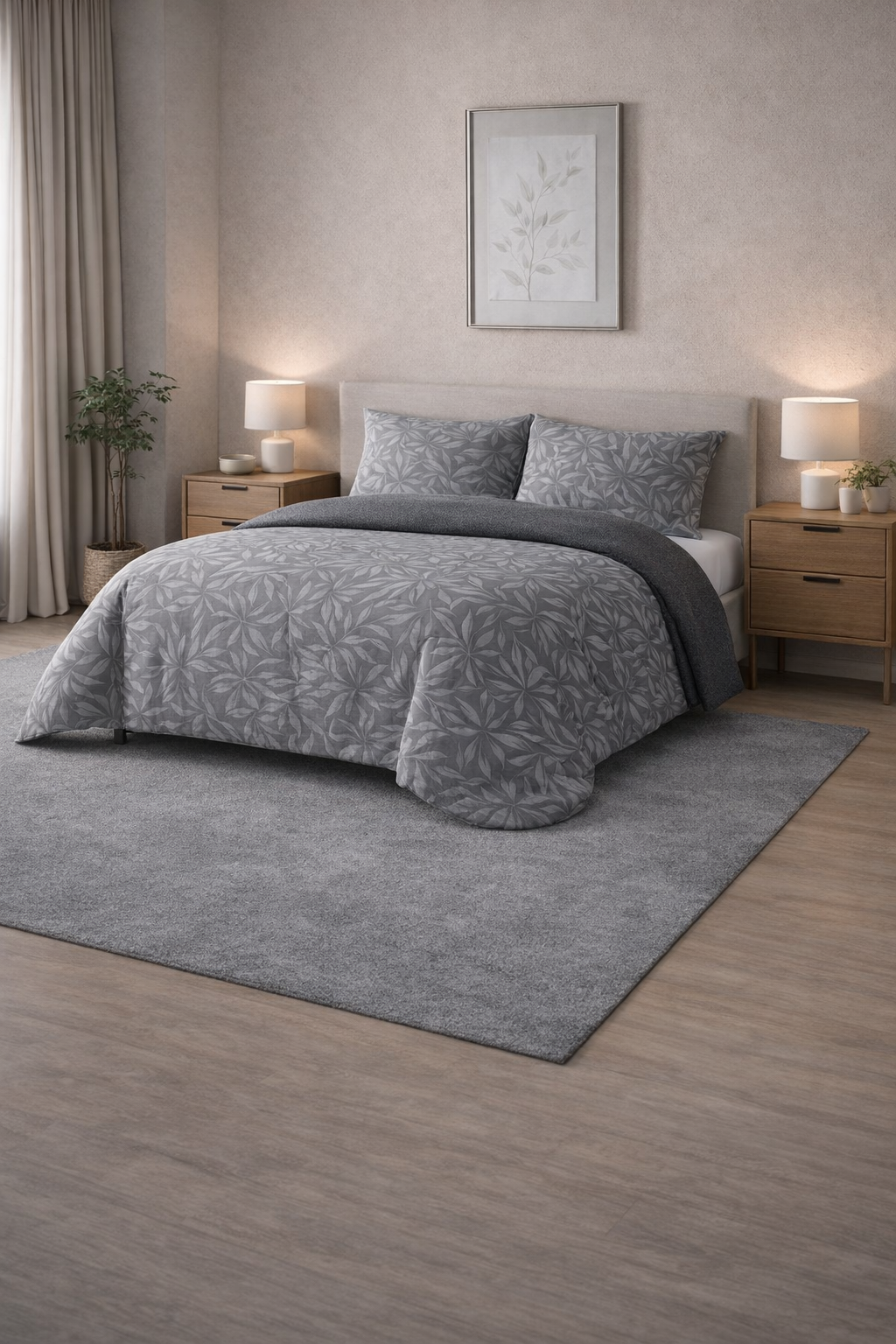 Conjunto Conforto Premium em Coralina com Manta de Borrego