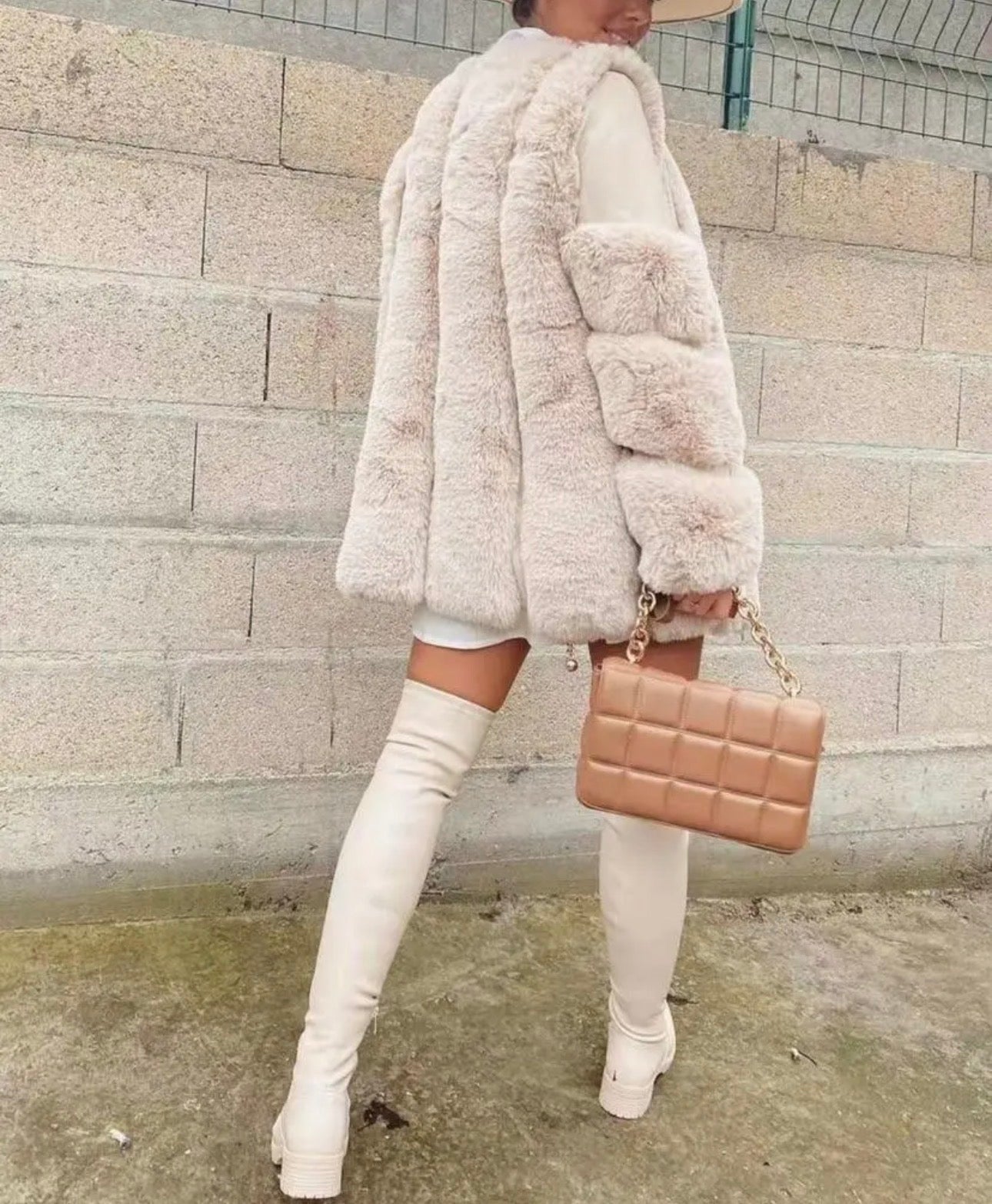 Casaco com pelo Moderno