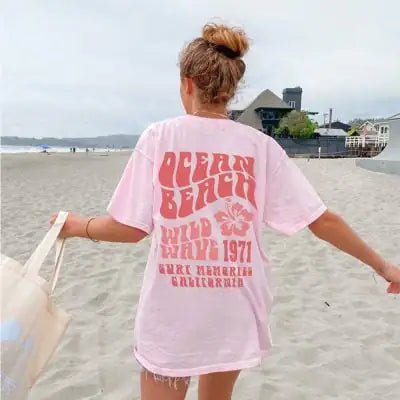Camiseta Digital 3D Chic Rosa