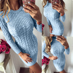 Elegante Vestido de Tricô - Coleção Chic